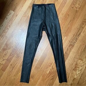 Commando Faux Leather Legging Women's M Black Sexy Bodycon Slick Modern